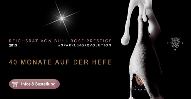 Limitierte Neuerscheinung: 2013 Rosé Prestige Brut -Reichsrat von Buhl