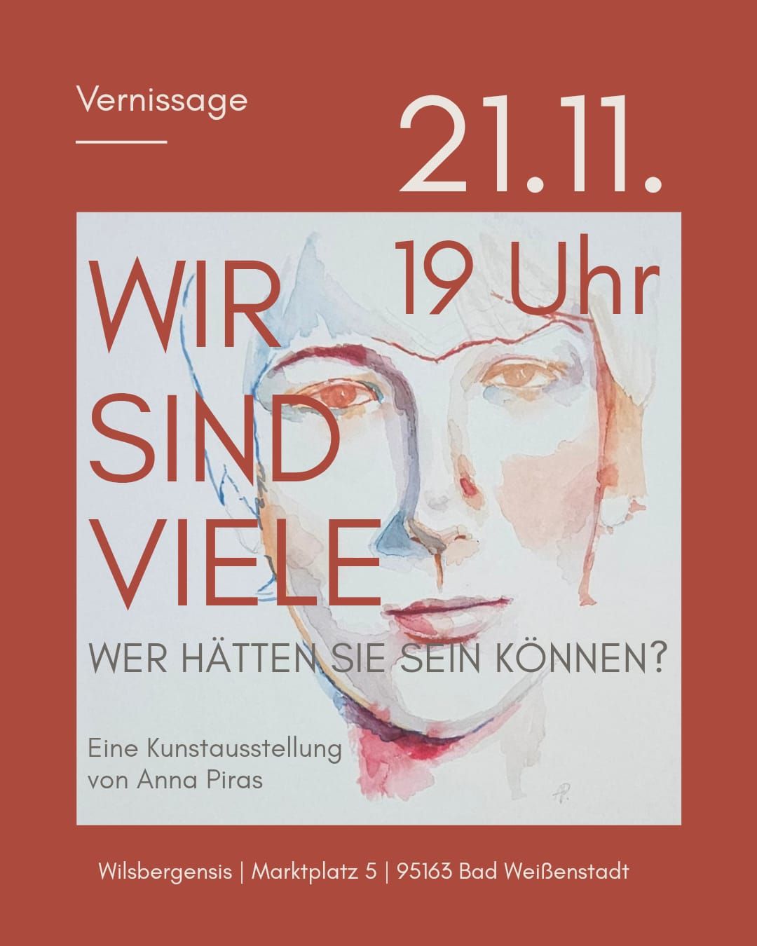 Werk von Anna Piras zur Ausstellung WIR SIND VIELE
