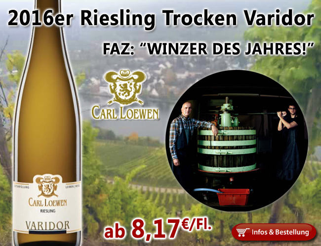 FAZ - Winzer des Jahres 2017: Weingut Carl Loewen…in die erste Liga…