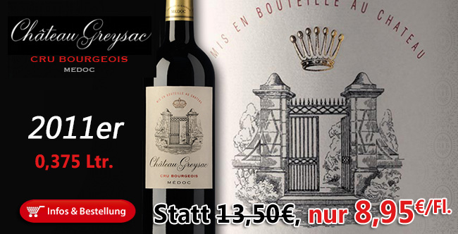 Rene Gabriel: Ein Riesenspass für wenig Geld in der 0,375 Ltr.-Flasche nur 8,95€/Fl.