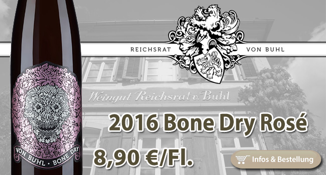 Knochentrocken: Bone Dry Spätburgunder Rosé – Reichsrat von Buhl Pfalz